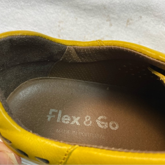 Flex & Go Abra Women’s Comfort Leather Casual Shoes Apricot Color Size 39 - Picture 8 of 12